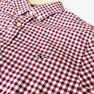 Vineyard Vines Men's Slim Fit Flannel Whale Shirt
